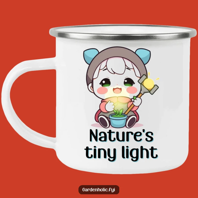 Funny Glowing Garden Tool Camping Mug: Adventure with Garden Joy!