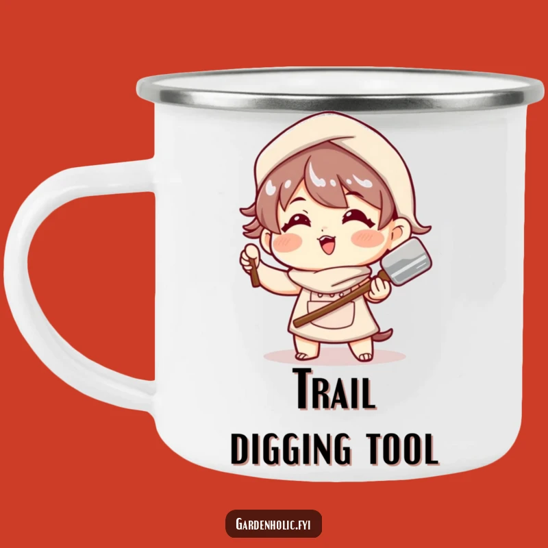 Funny Trowel Play Camping Mug: Outdoor Gardener Drinkware, Hilarious Campfire Companion, Great Funny Gift