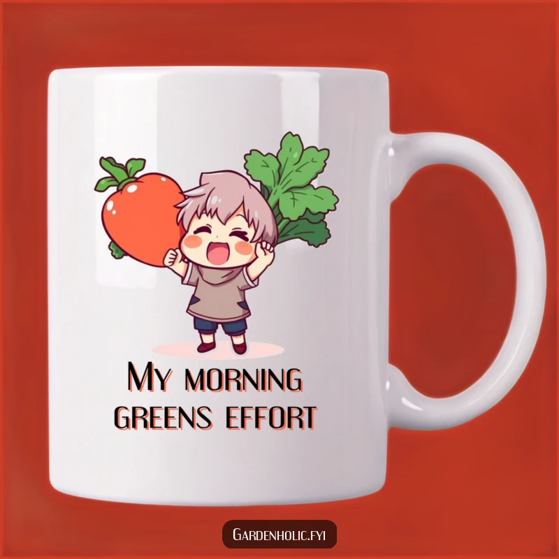 Funny Vegetable Victory Mug: Hilarious Farmer Gift for Gardeners & Foodies