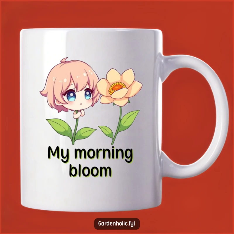 Funny Flower Admirer Mug: Nature Lover's Joy, Perfect Funny Gift for Gardeners