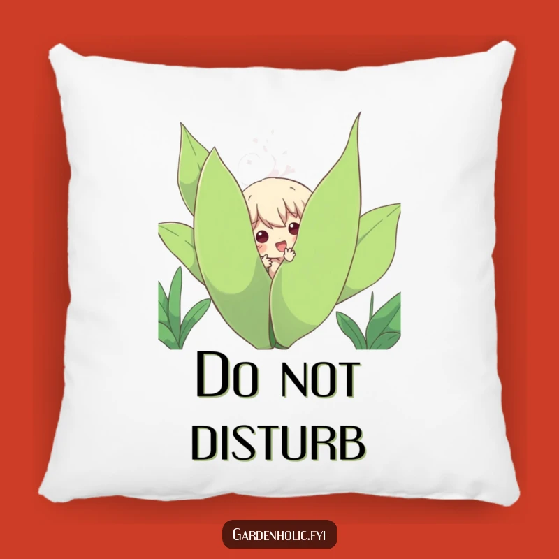 Funny Plant Peeker Pillow - Soft Character Hiding, Cozy Funny Gift for Comfort Seekers