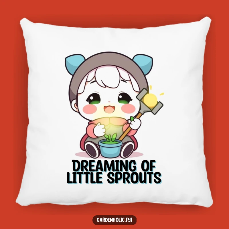 Funny Glowing Garden Tool Pillow: Cozy Up with Gardening Fun!