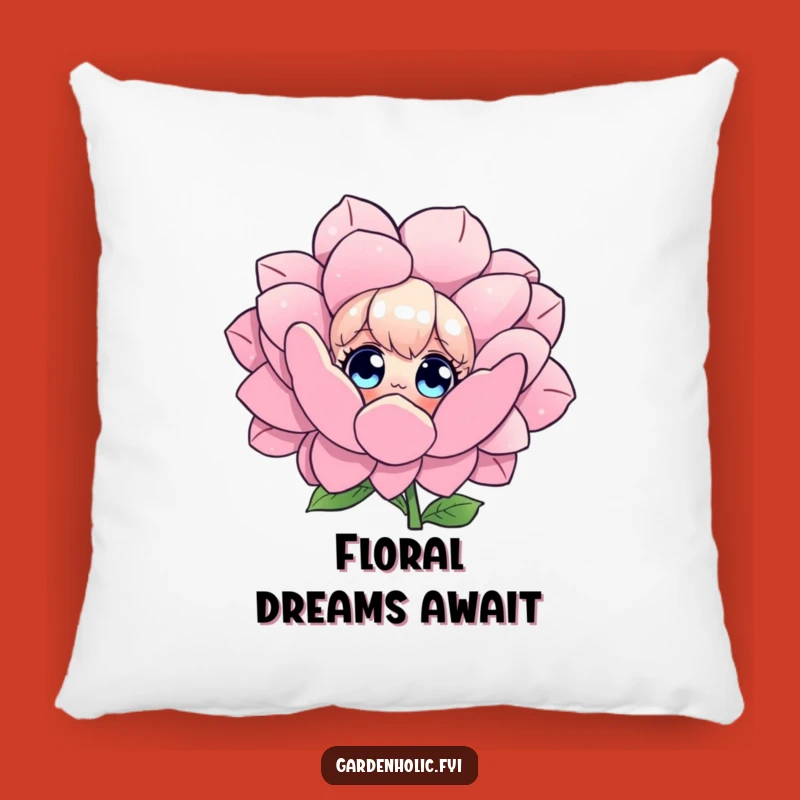 Funny Flower Admirer Pillow: Cozy Comfort, Perfect Funny Gift for Dreamy Decor