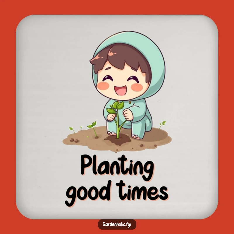 Funny Planter Coaster: Protect Surfaces With Planting Charm