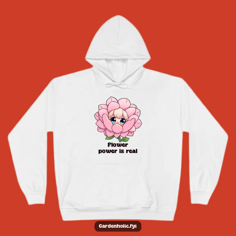 Funny Flower Admirer Hoodie: Cozy Wonder, Your Go-To Funny Gift for Bloom Fans