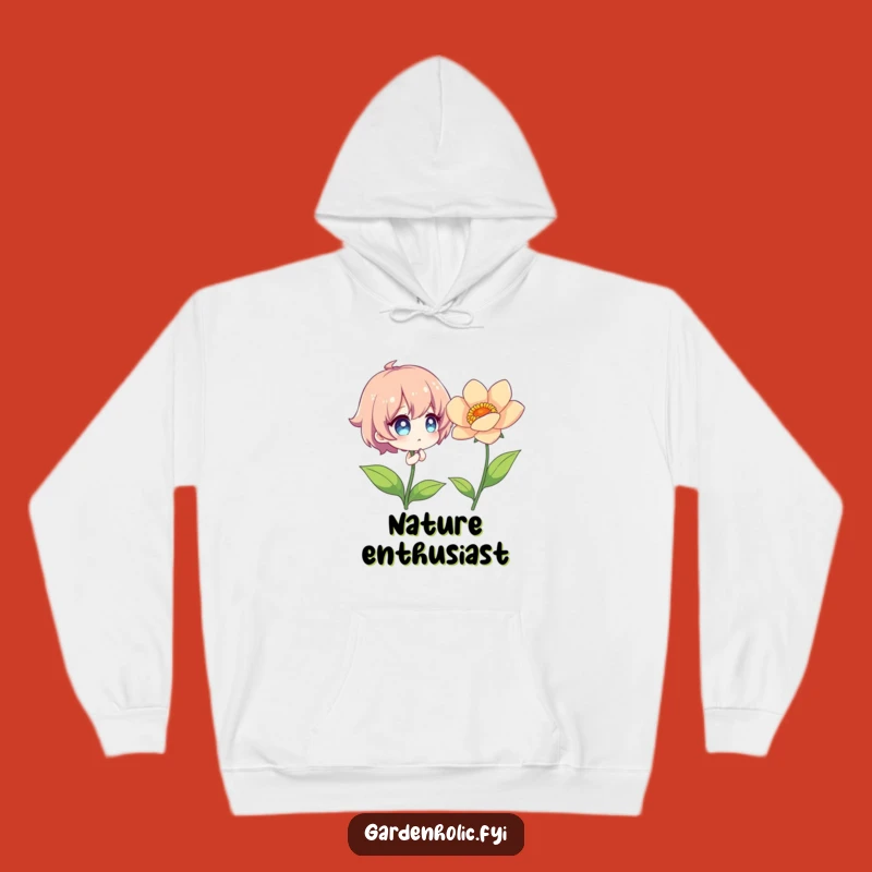 Funny Flower Admirer Hoodie: Cozy Nature Wear, Epic Funny Gift for Gardeners
