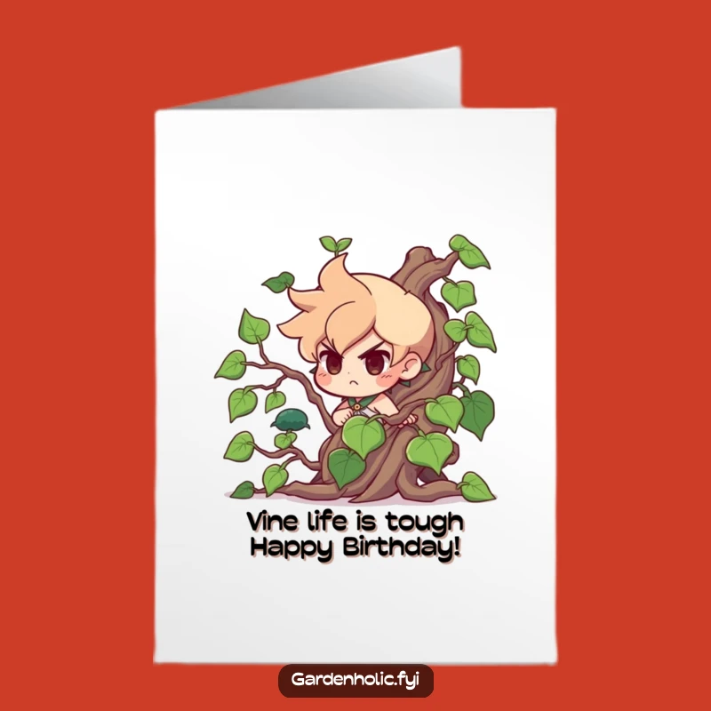 Free Printable Birthday Card: Funny Vine Tamer Character Makes a Wildly Hilarious Downloadable Gift