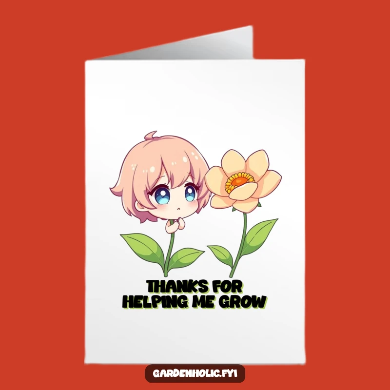 Free Printable Thank You Card: Flower Admirer Gratitude, Funny Downloadable Message