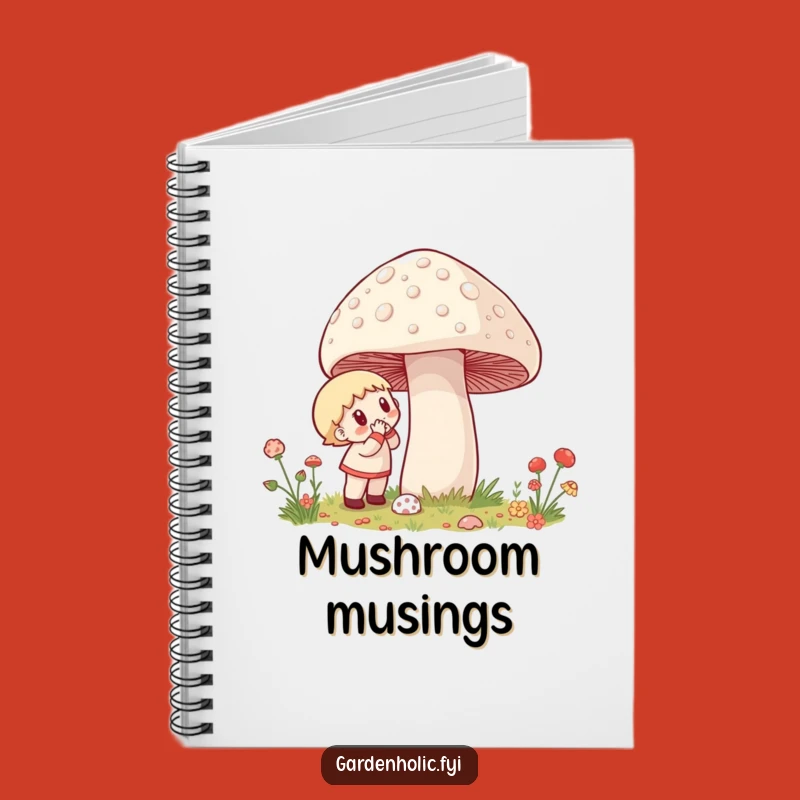 Funny Forager's Notebook: Giant Mushroom Journal, Hilarious Nature Notes, Perfect Funny Gift for Writers