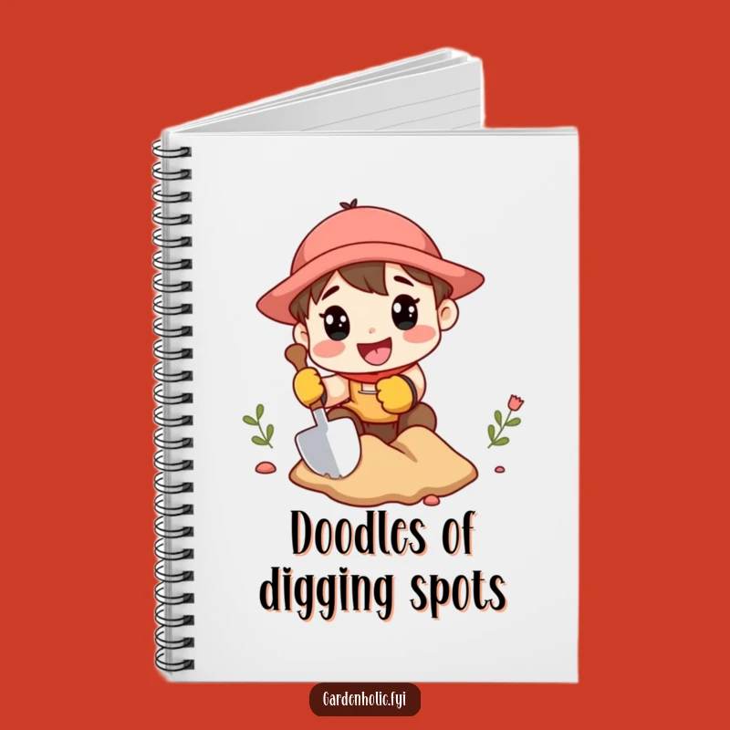 Funny Gardener Notebook: Mini Shovel Journal, Perfect Funny Gift for Diggers