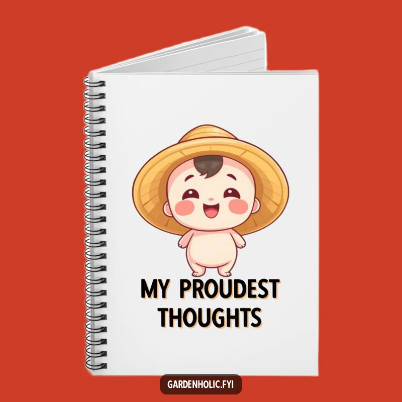 Funny Proud Notebook: Entity Straw Hat Journal, Humorous Gift for Goal Getters!
