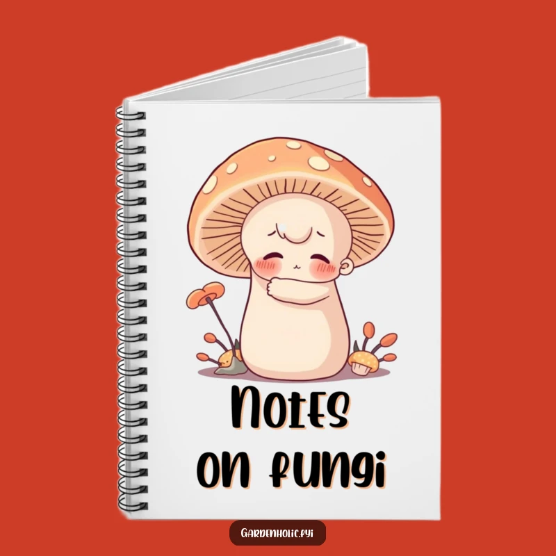 Funny Mushroom Hugger Notebook - Journaling Character Cuddle, Creative Funny Gift for Ideas