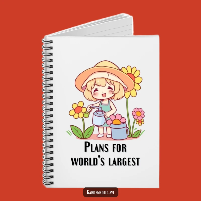 Funny Gardener Notebook: Giant Flower Journal, Perfect Funny Gift for Plant Lovers