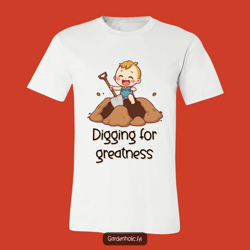 Funny T-Shirt: Tiny Shovel Big Hole, Hilarious Effort Tee, Perfect Funny Gift