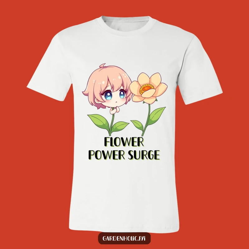 Funny Flower Admirer T-Shirt: Nature's Beauty Tee, Perfect Funny Gift