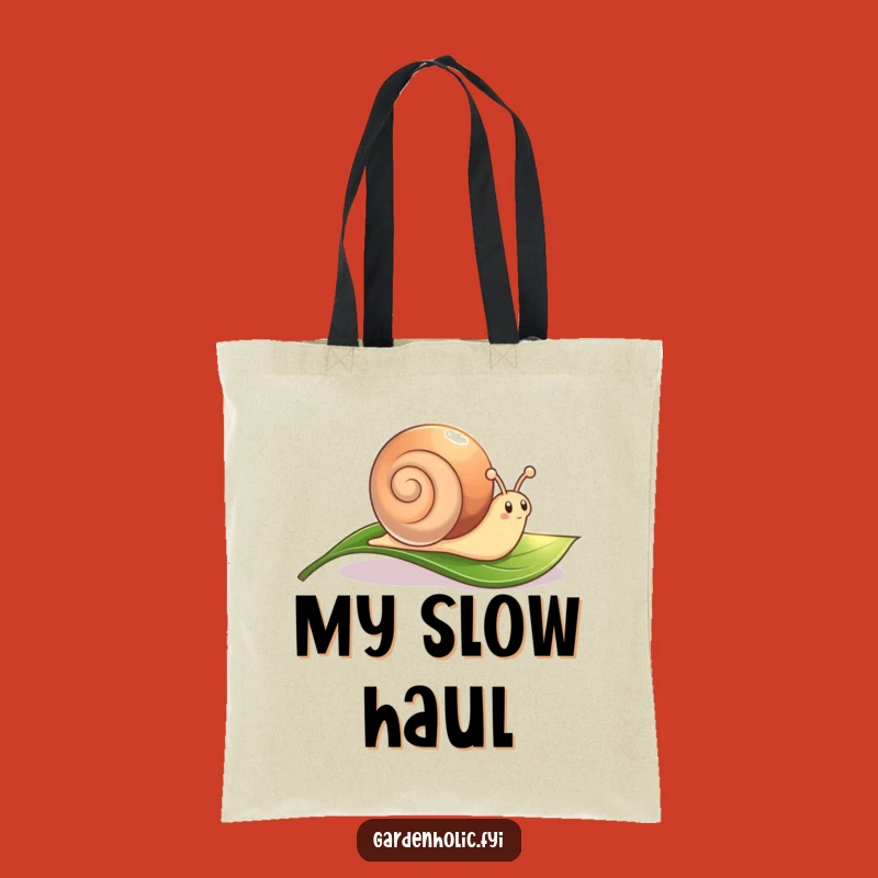Funny Snail Tote Bag: Cute Trail, Stylish Funny Gift for Everyday
