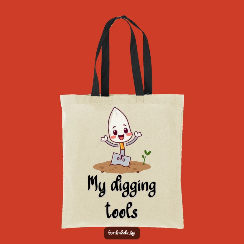 Funny Trowel Flipping Tote Bag: Garden Tool Carry-All, Perfect Gift